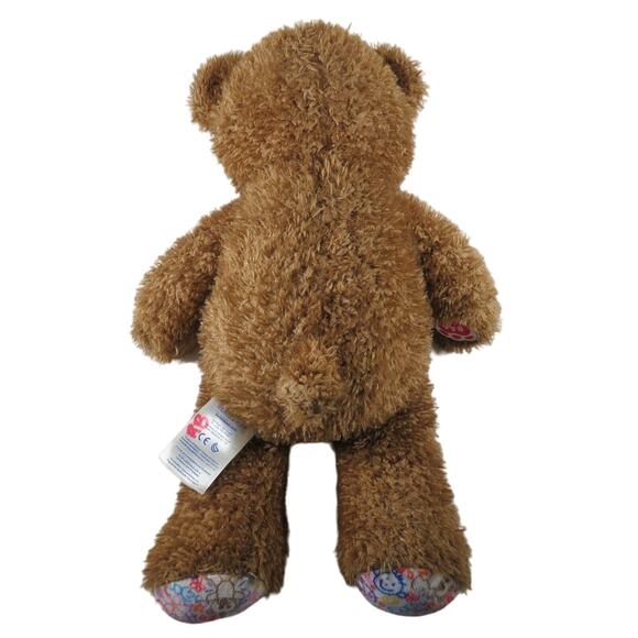 Build A Bear Plush Teddy with Heart Patch & Patterned Paws 2020 Stuffed Animal - Picture 10 of 13